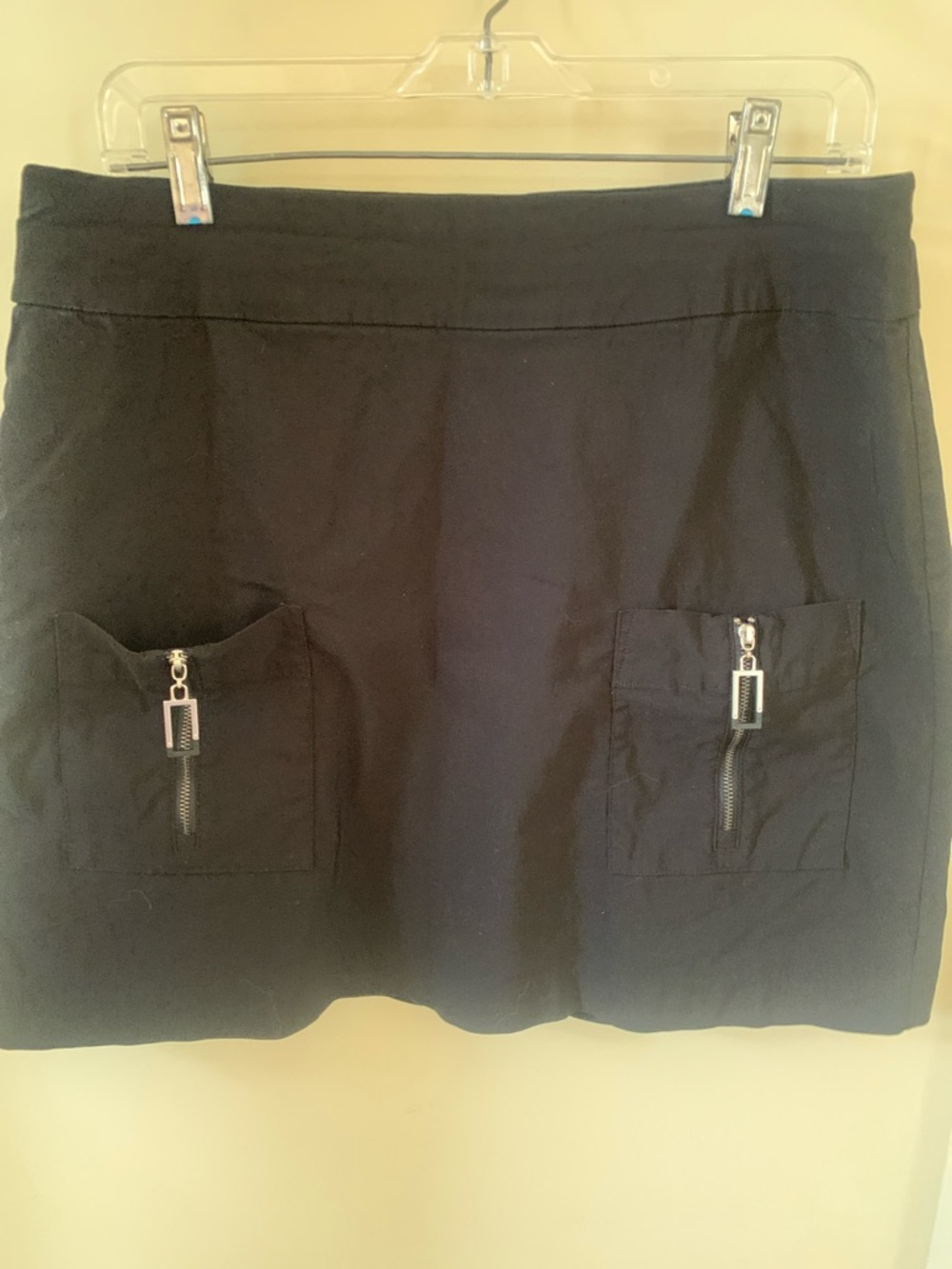 Black Jamie Sadock skort with Front Zip Pockets